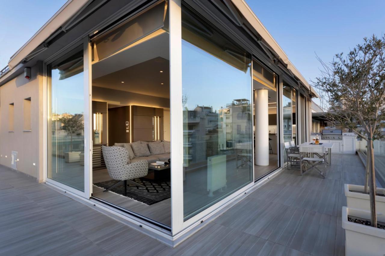 Ueber Lux 2 Bedroom New Penthouse With Acropolis View 아테네 외부 사진